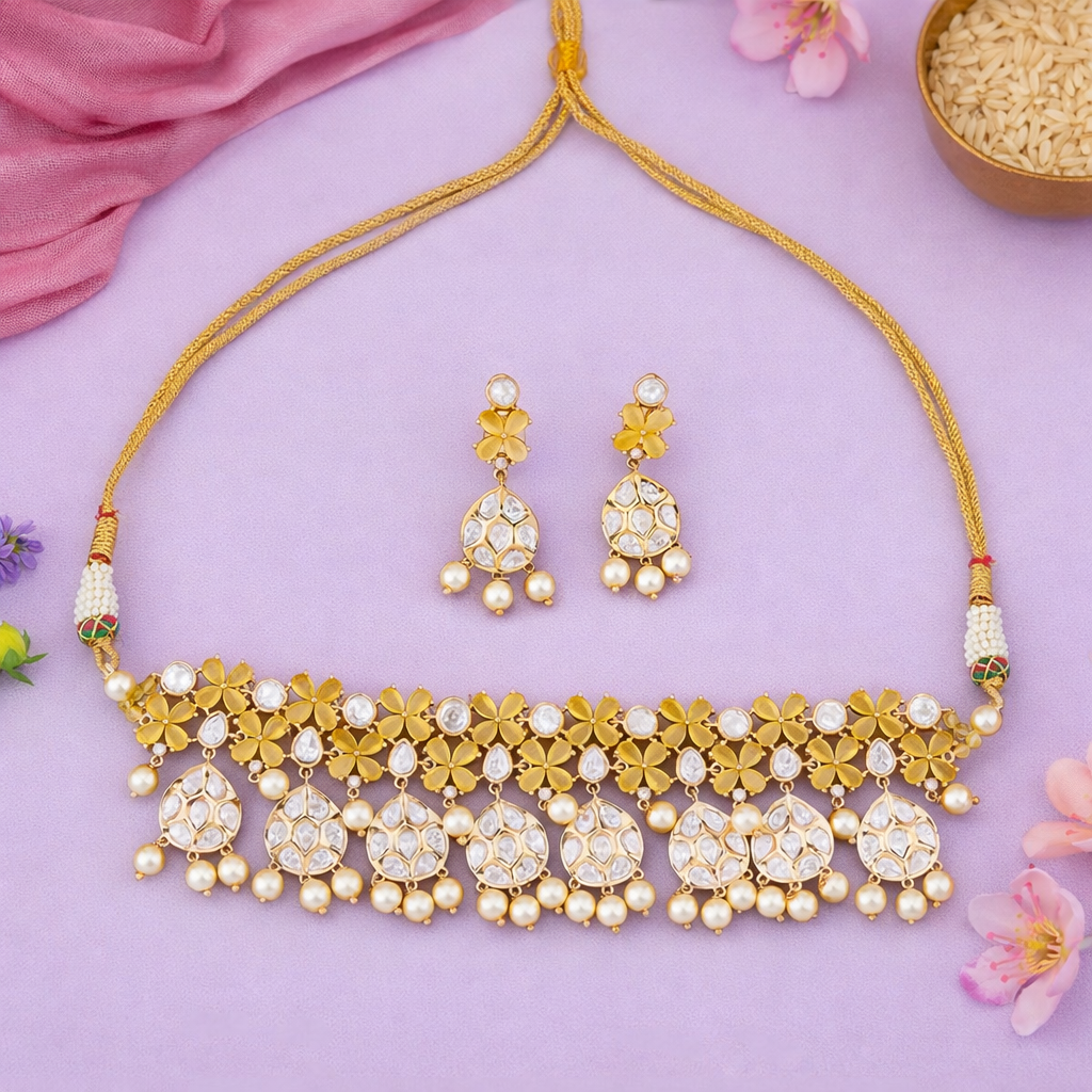 Gulbadan Kundan Necklace