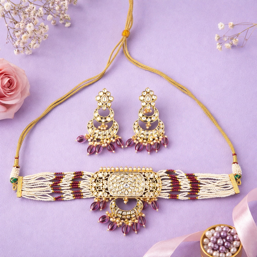 Mehrunnisa Pearl Choker