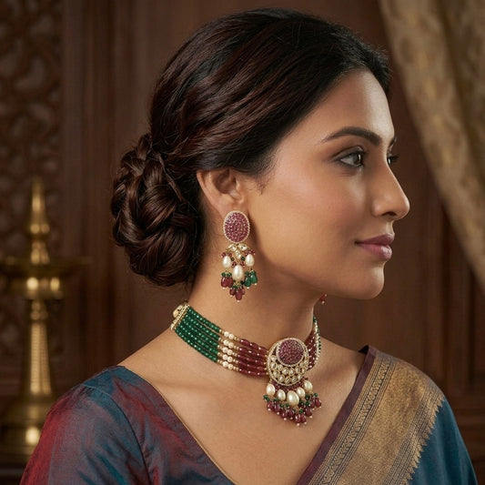 Aqua Noor Royal Choker