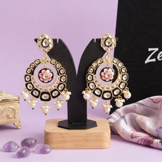 Gold Plated Meena Enameled