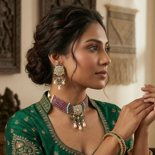 Devika Temple Necklace