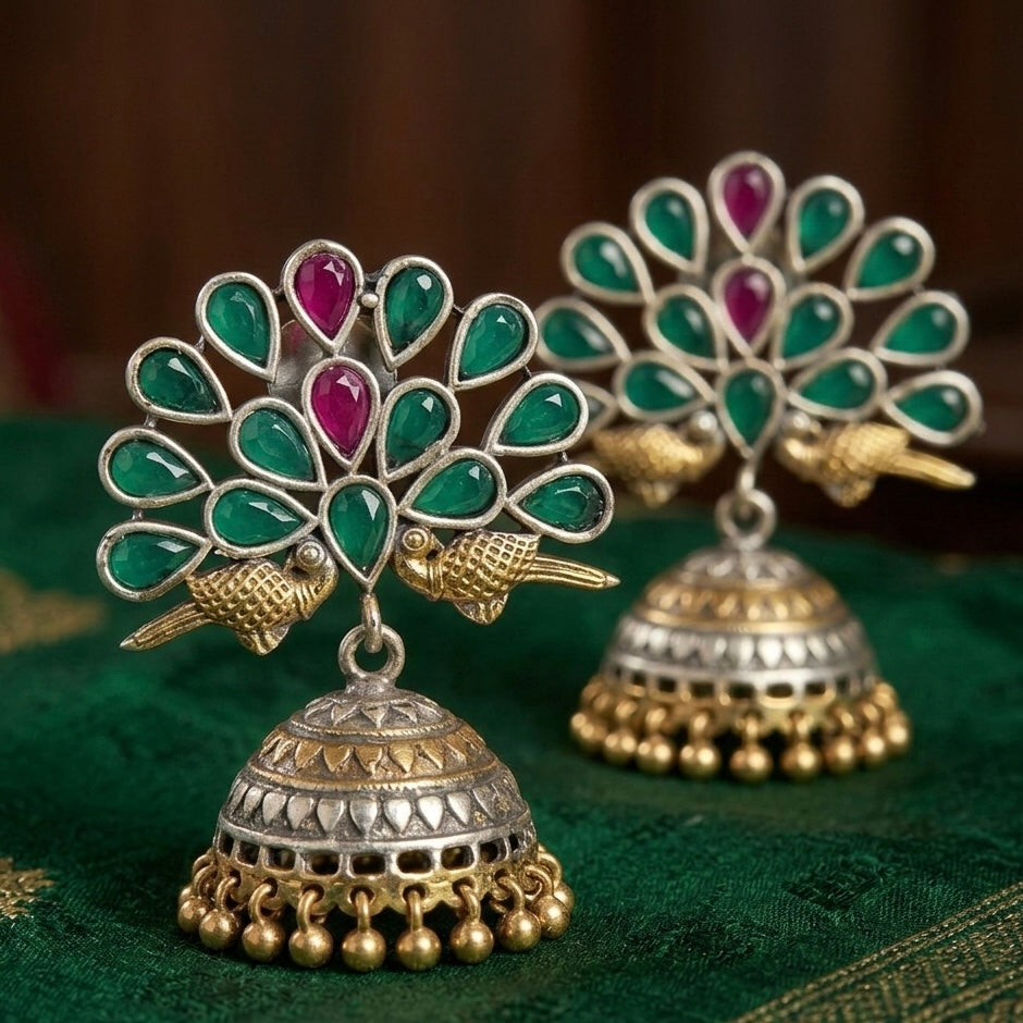 Peacock Earrings