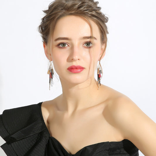 Colorful Tassel Earrings