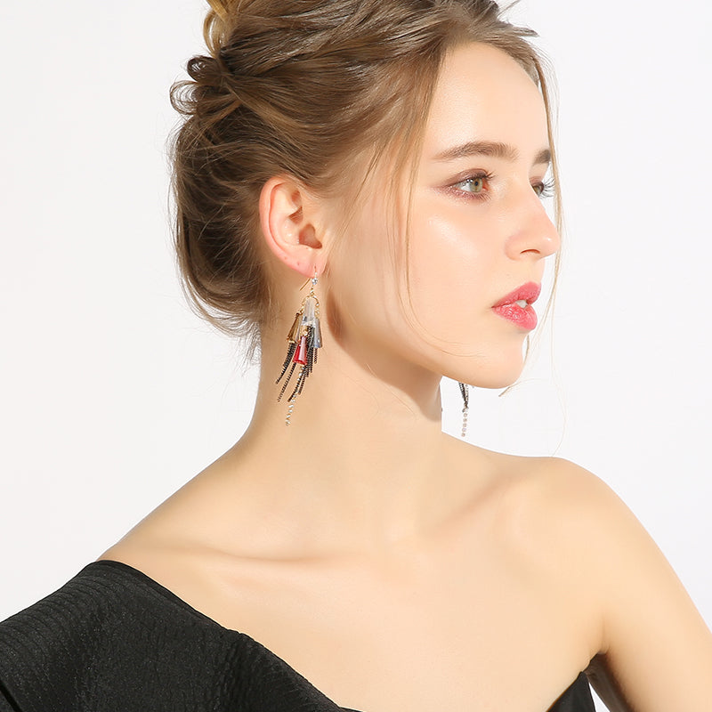 Colorful Tassel Earrings