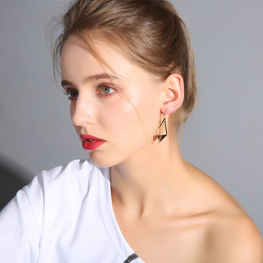 Rhombus Temperament Earrings
