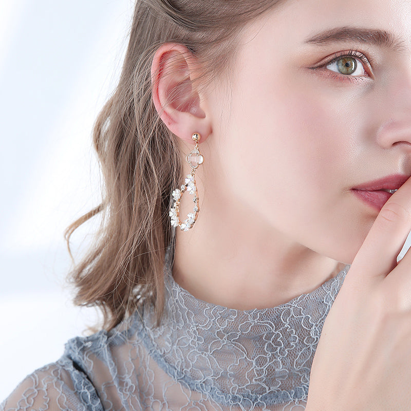925 Flower Earrings