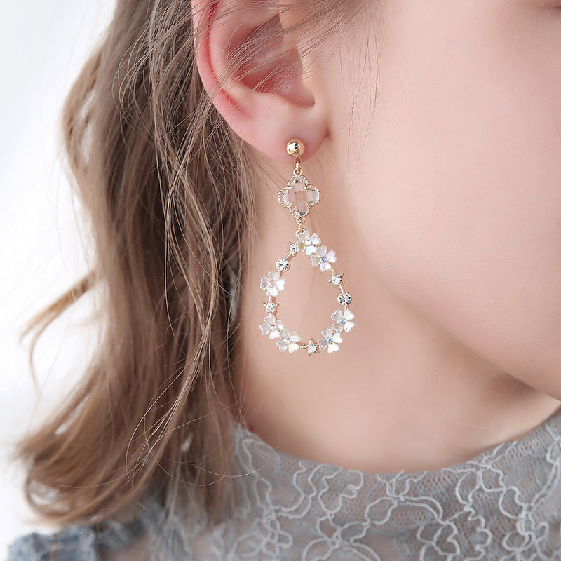 925 Flower Earrings
