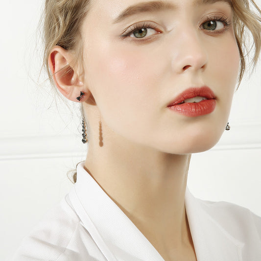 Bow Fringed Earrings
