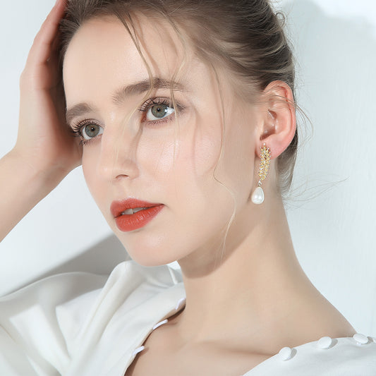 925 Grain Earrings