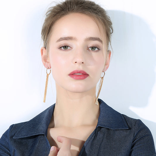 925 Fringed Earrings