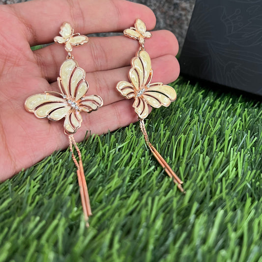 925 Butterfly Earrings