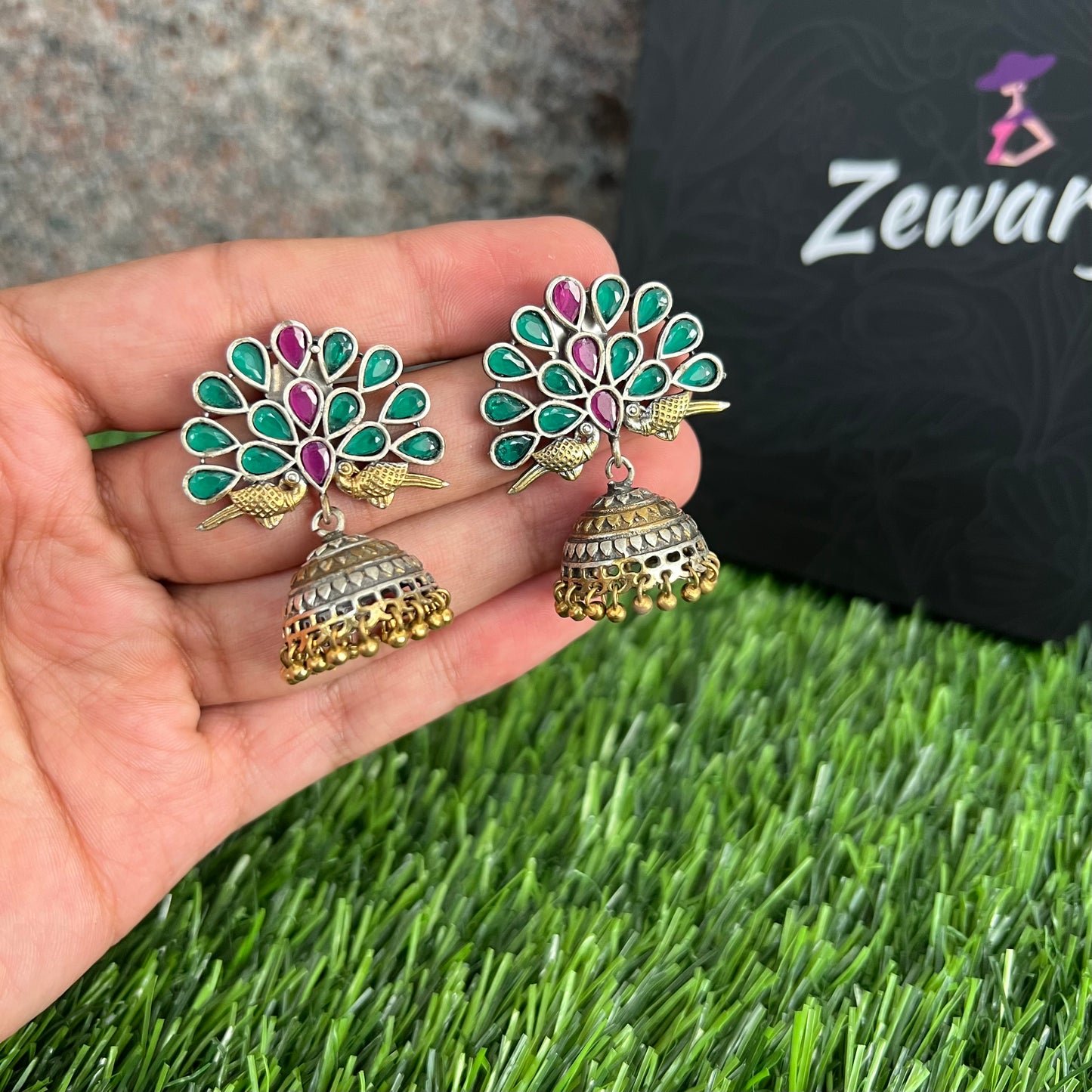 Peacock Earrings