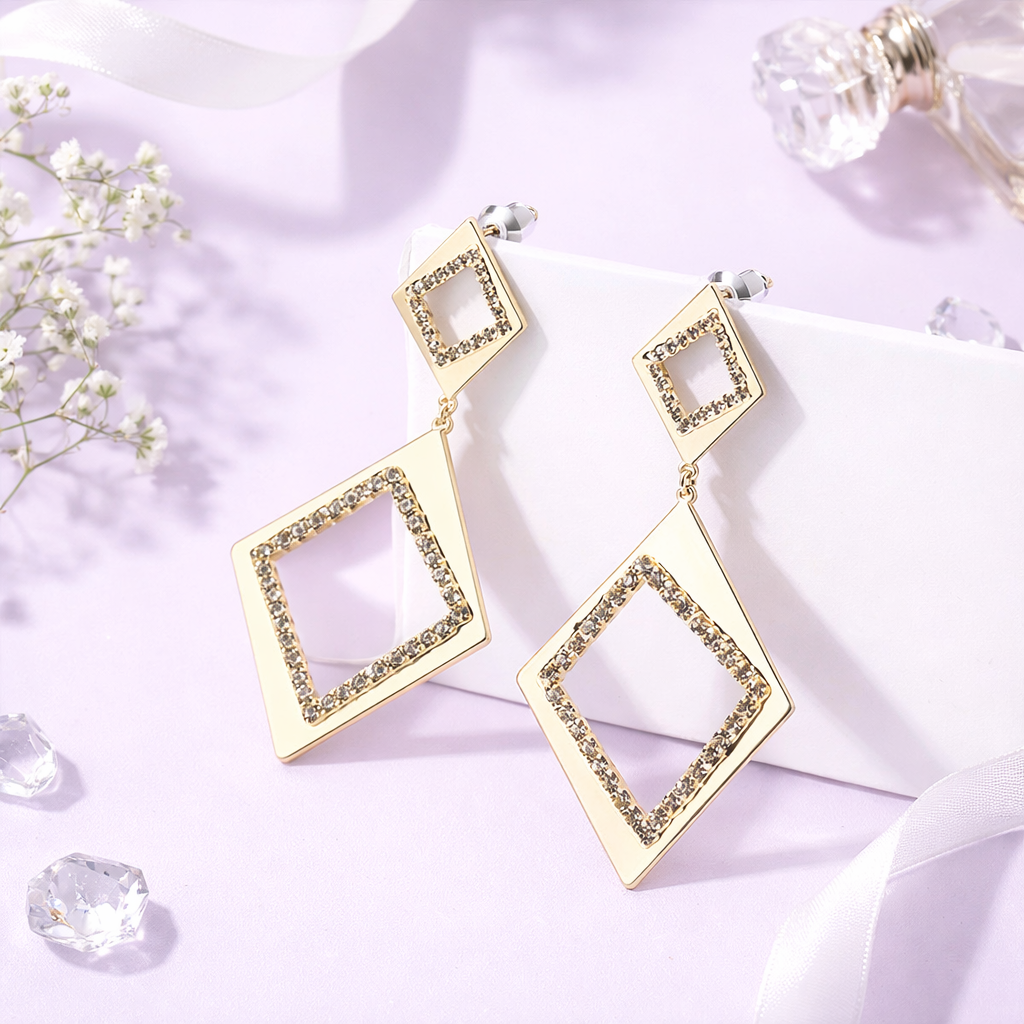925 Diamond Earrings