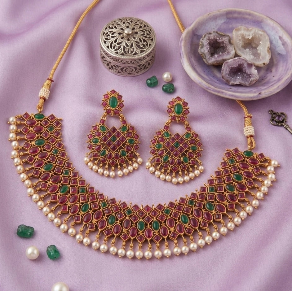 Kehkasha Rani Necklace Set