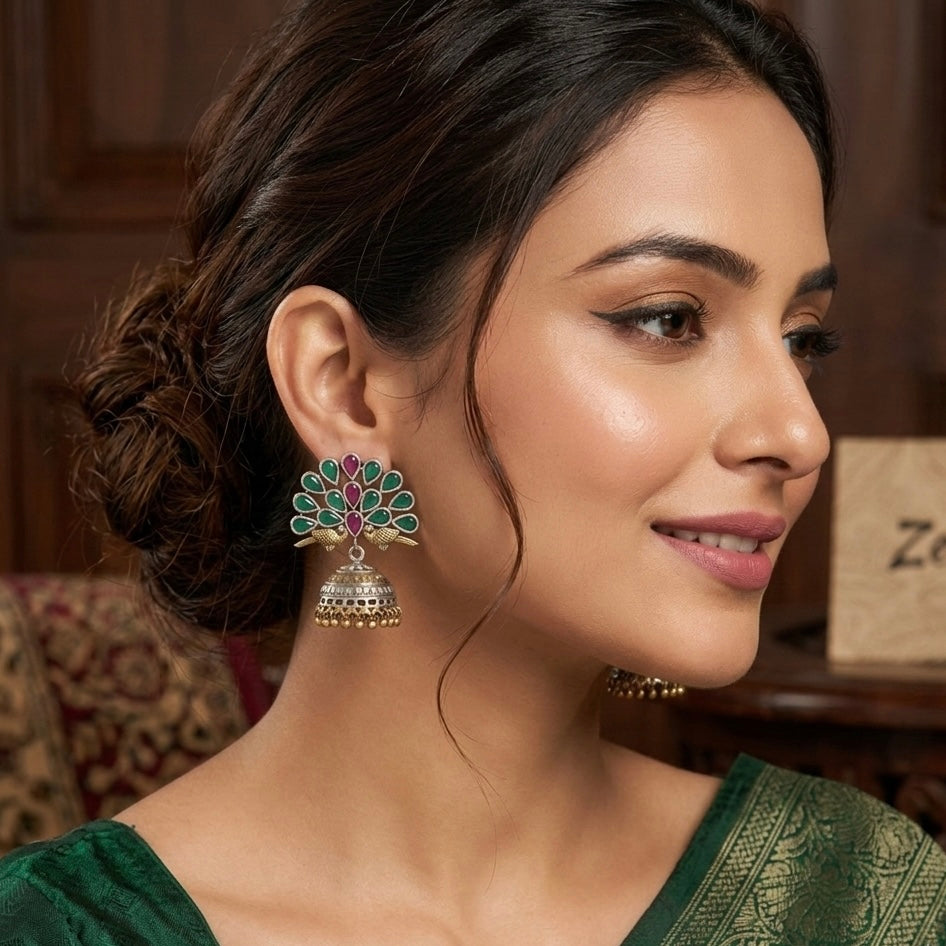 Peacock Earrings