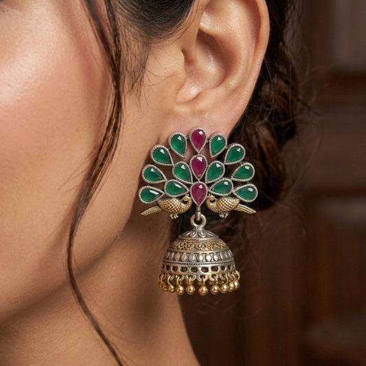 Peacock Earrings