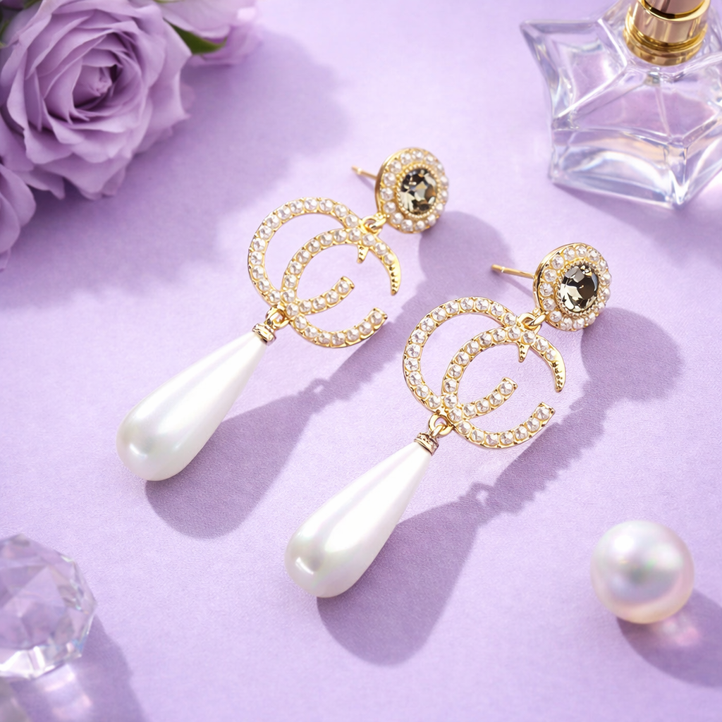 925 Pearl Earrings