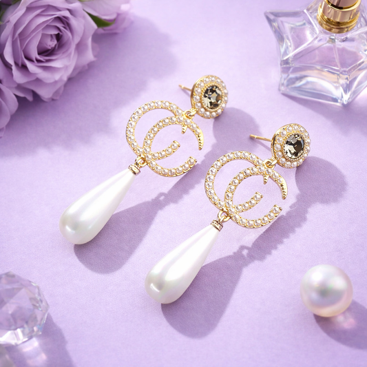 925 Pearl Earrings