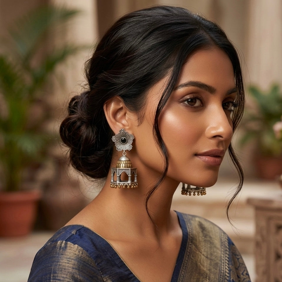 Handmade Royal Palace Jhumkas