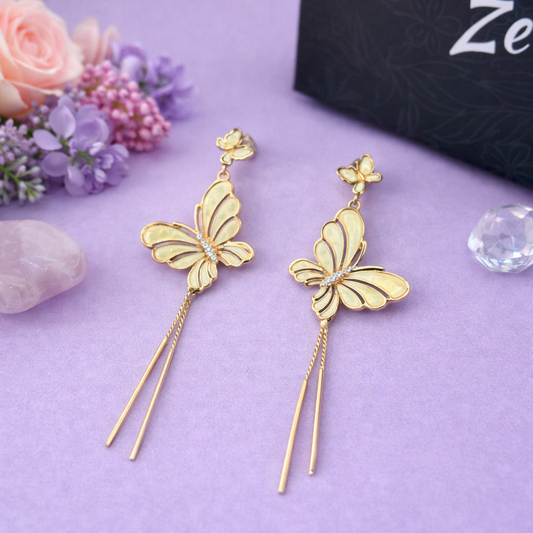 925 Butterfly Earrings