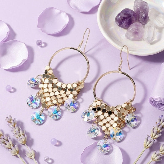 925 Sequin Hook Earrings