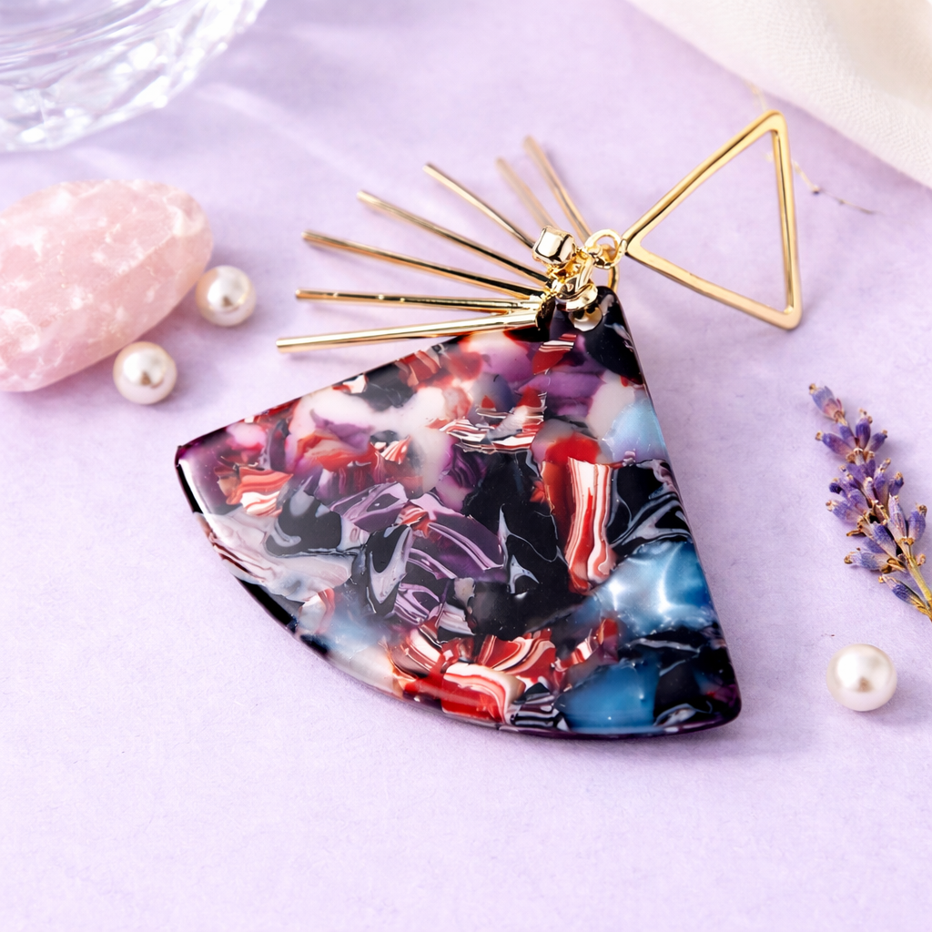 925 Fan Earrings