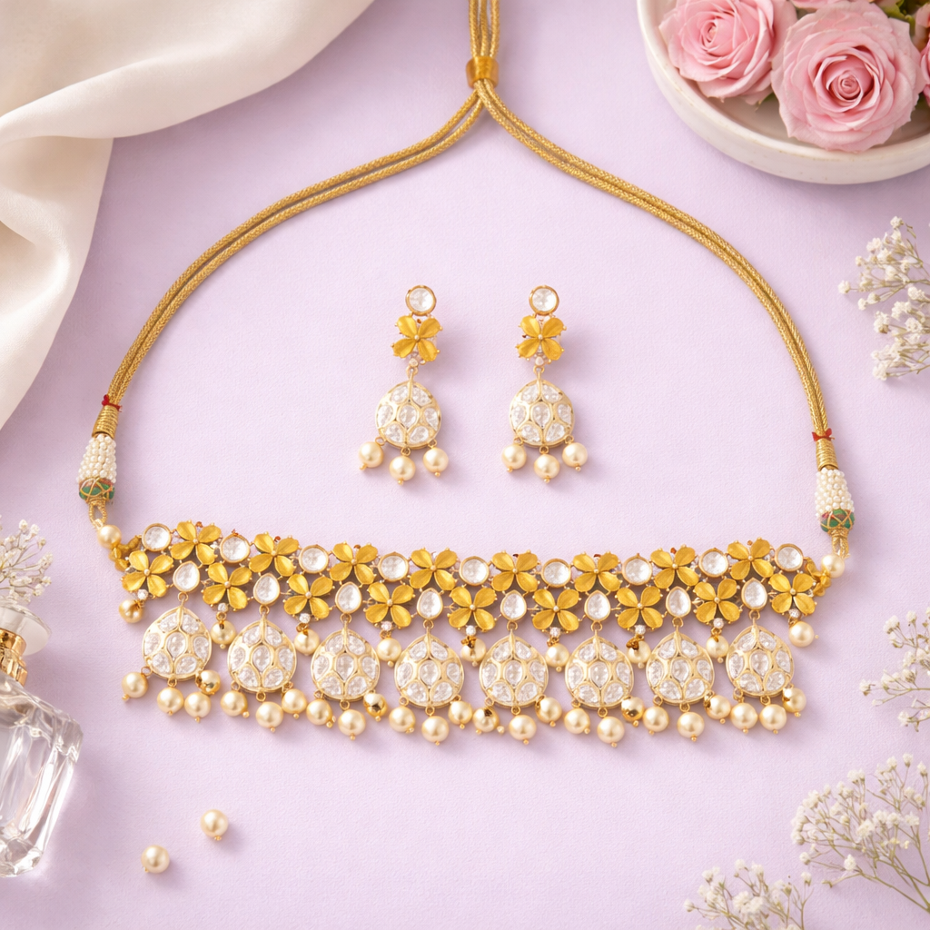 Gulbadan Kundan Necklace