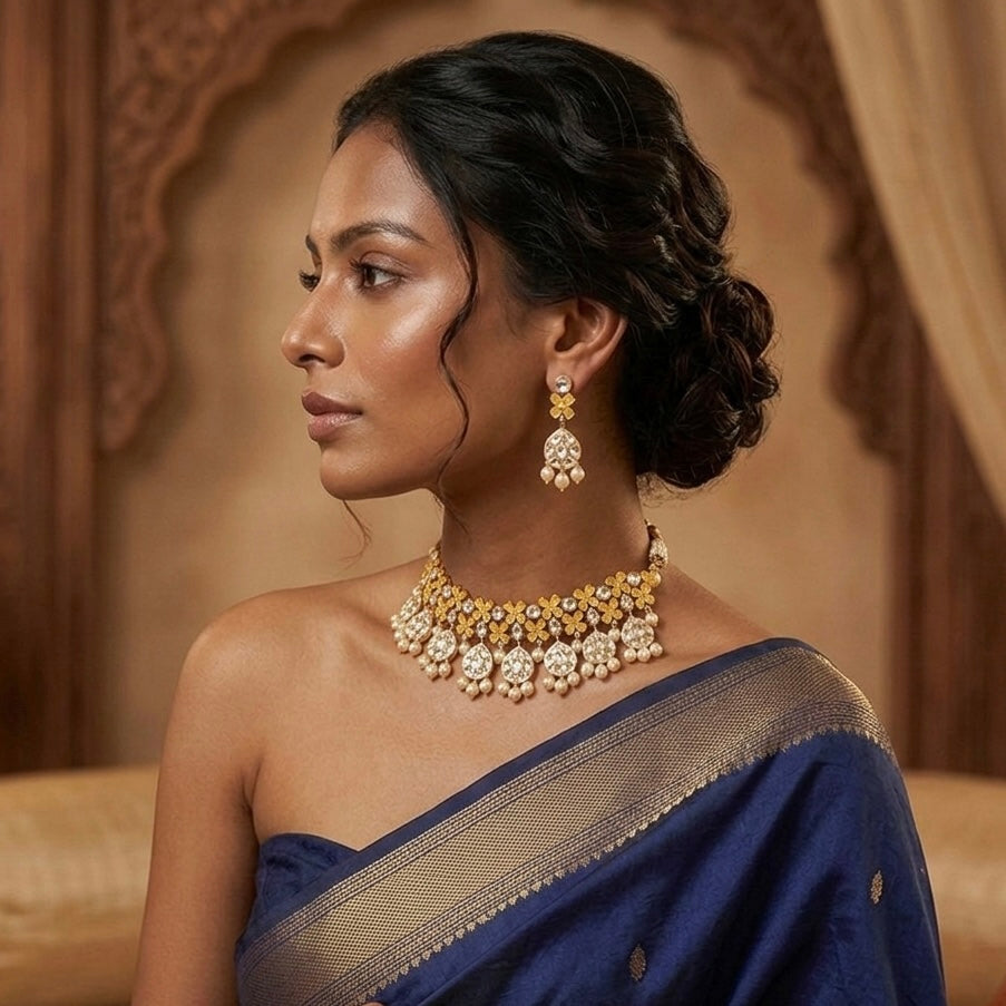 Gulbadan Kundan Necklace