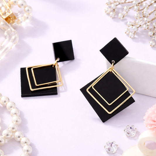 925 Geometric Earrings