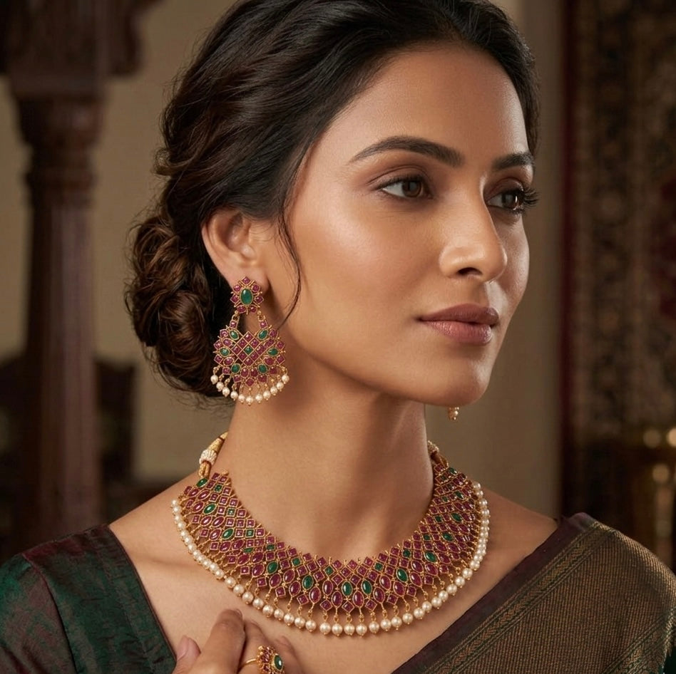 Kehkasha Rani Necklace Set