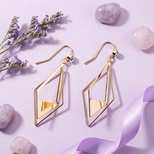 Rhombus Temperament Earrings