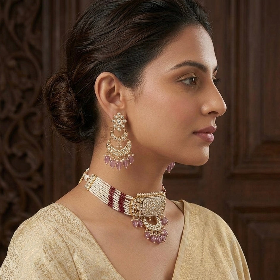 Mehrunnisa Pearl Choker
