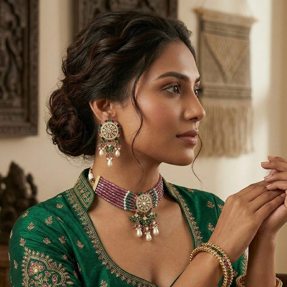 Noor-E-Chahar Choker Set