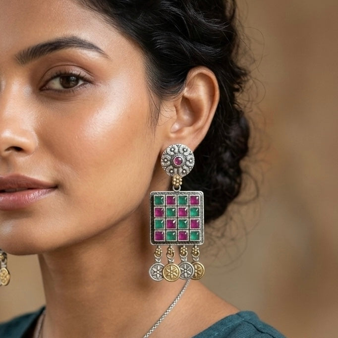 Zarmina Mosaic Earrings