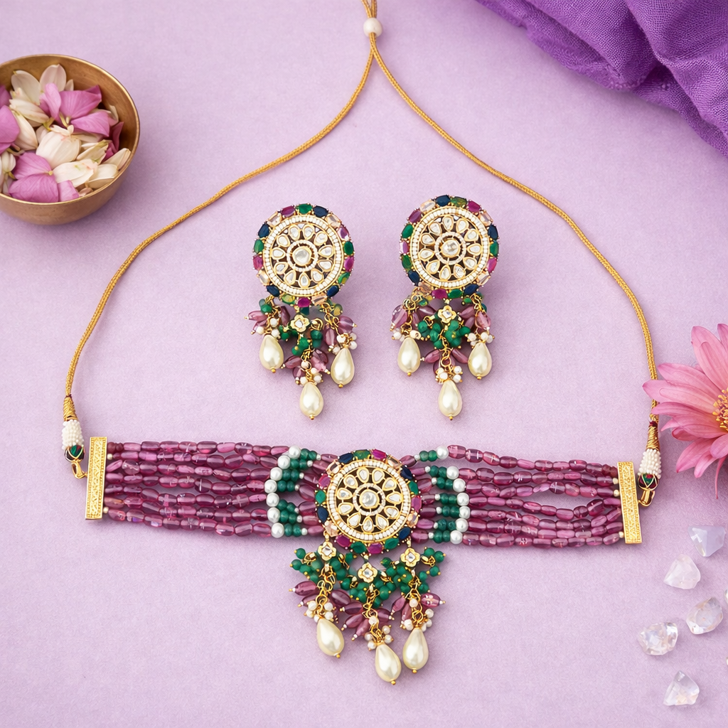Noor-E-Chahar Choker Set