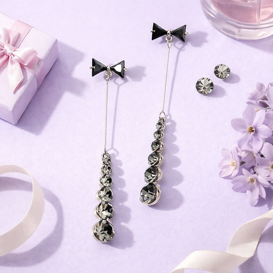 Bow Fringed Earrings