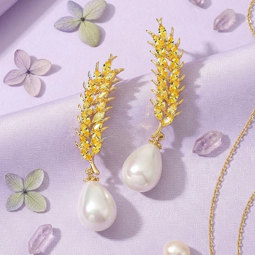 925 Grain Earrings