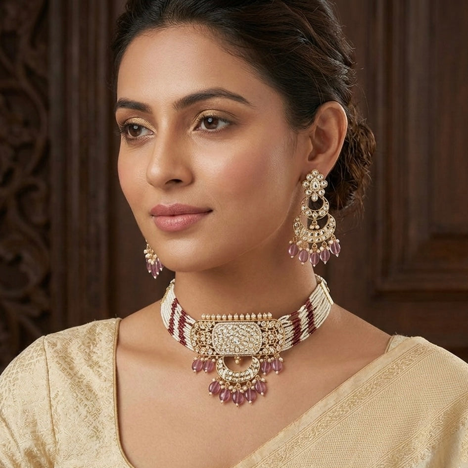 Mehrunnisa Pearl Choker