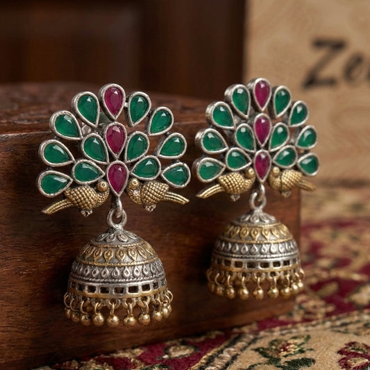 Peacock Earrings