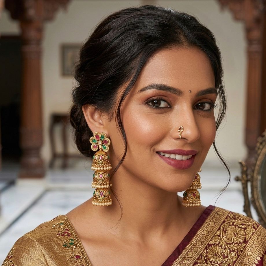 Gold Plated Jhumkas