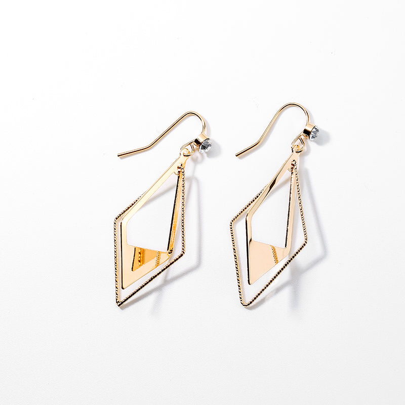 Rhombus Temperament Earrings