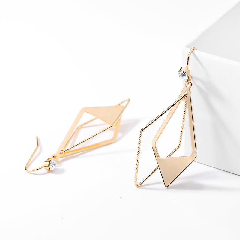 Rhombus Temperament Earrings
