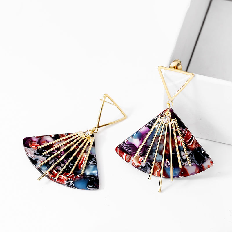 925 Fan Earrings