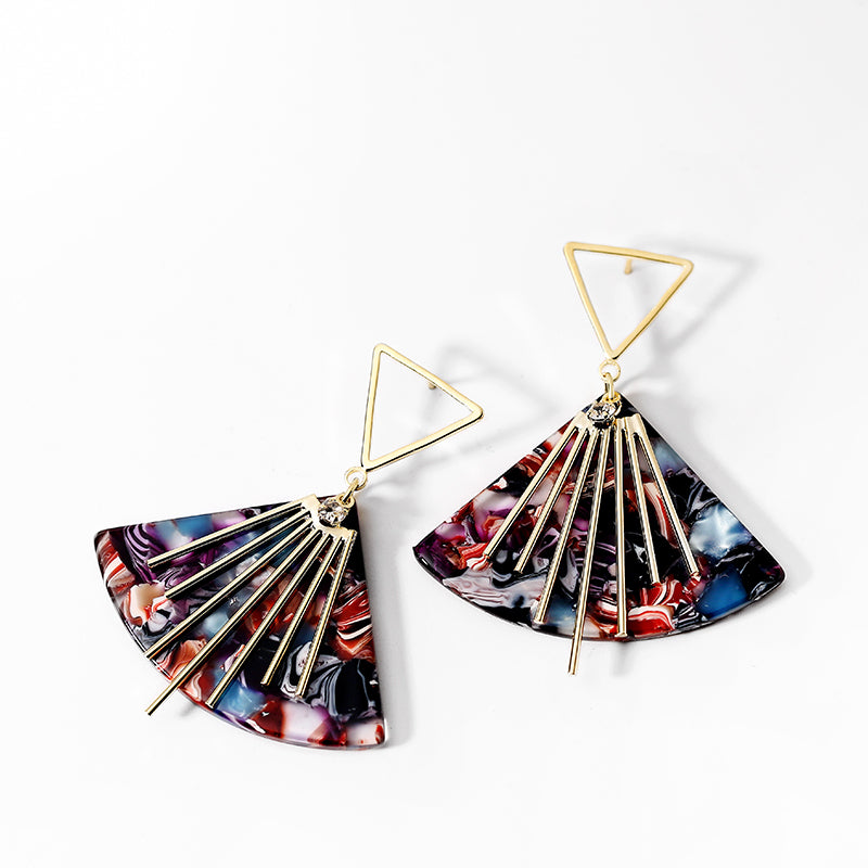 925 Fan Earrings