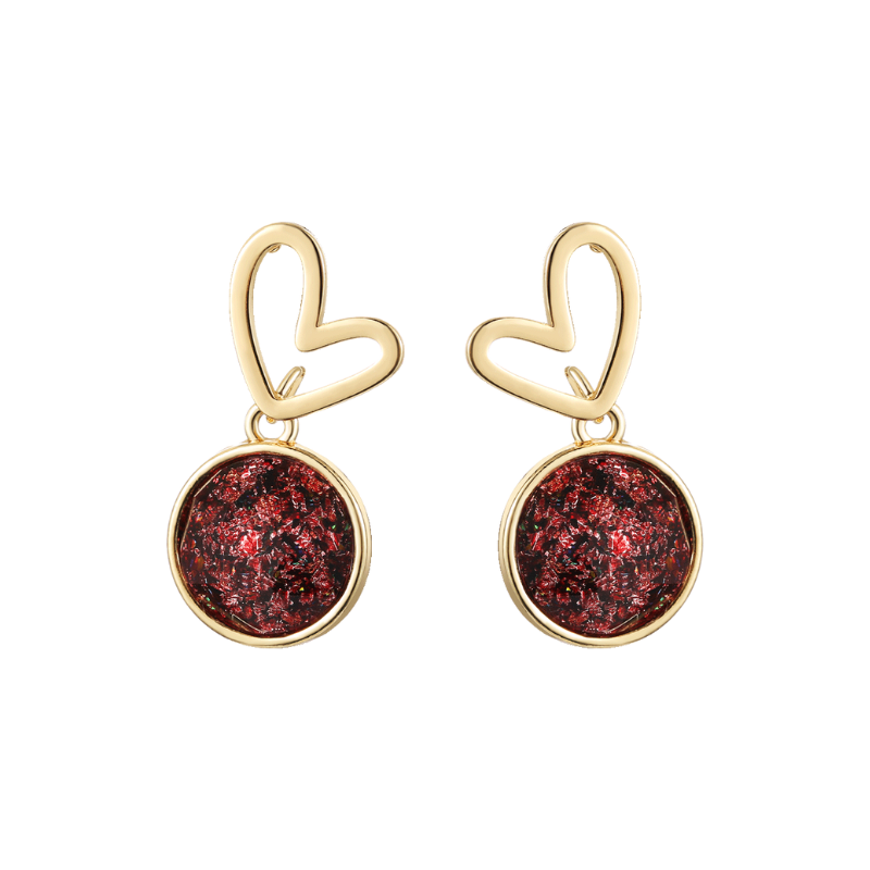 Red Love Earrings