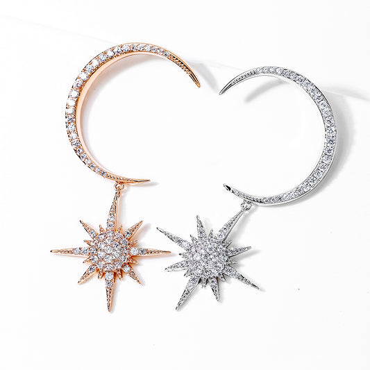 Star Moon Earrings