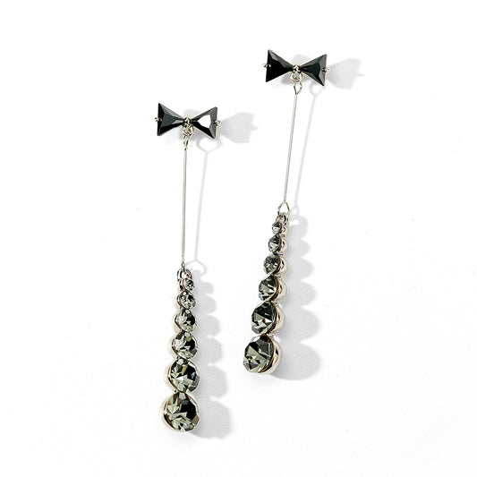 Bow Fringed Earrings