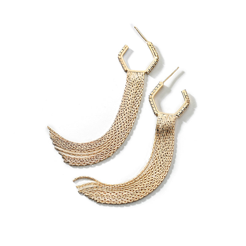 925 Fringed Earrings