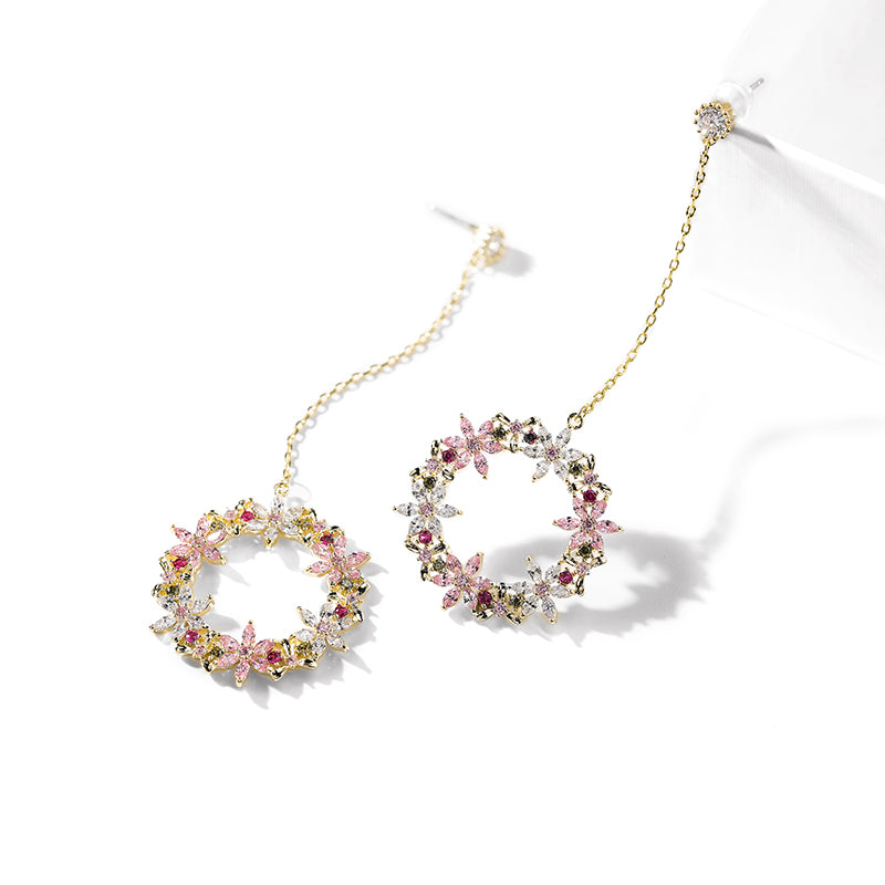 925 Flower Earrings
