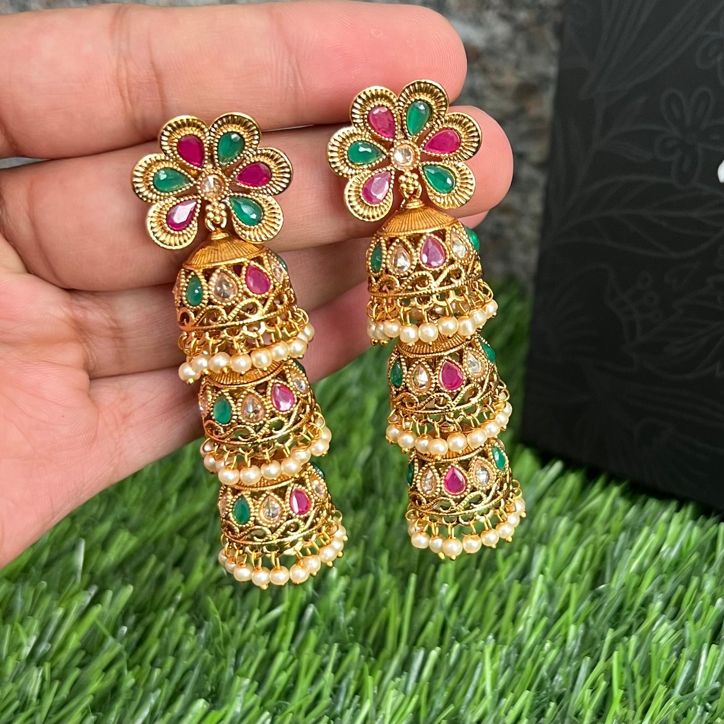 Gold Plated Jhumkas